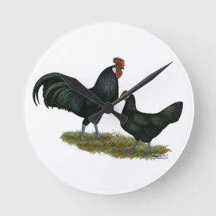 Augsburger Chickens Runde Wanduhr
