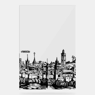 Augsburger deutsche Hauptstadt Schwabens Acrylschild