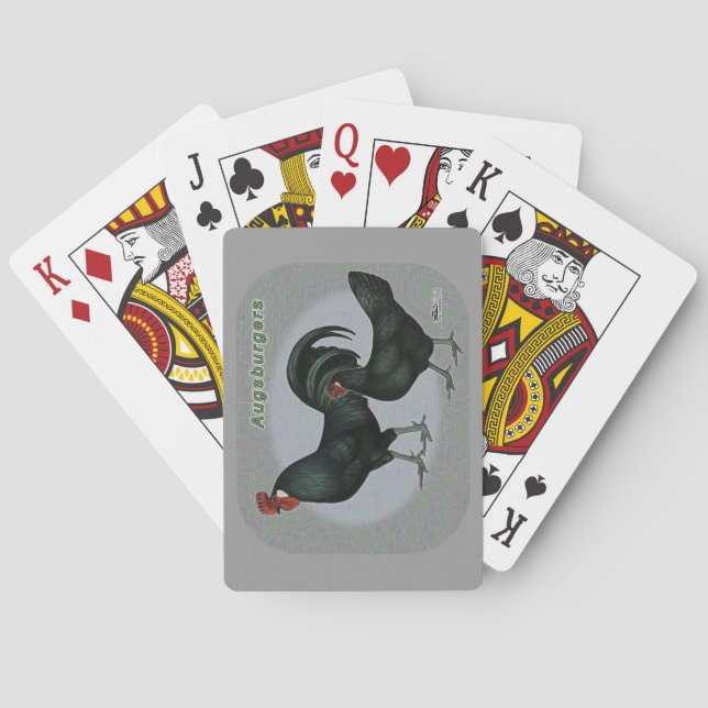 Augsburger Fowl Spielkarten (Rückseite)