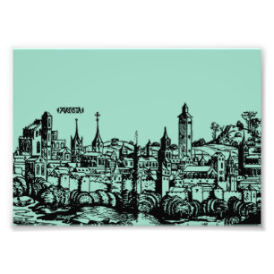 Augsburger Hauptstadt Swabien Fotodruck