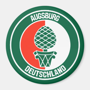 Augsburger RundEmblem Magnet