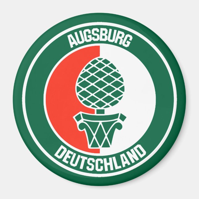 Augsburger RundEmblem Magnet (Vorne)
