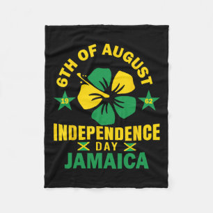 August 1962 Jamaikanische Flagge Shirt der Unabhän Fleecedecke