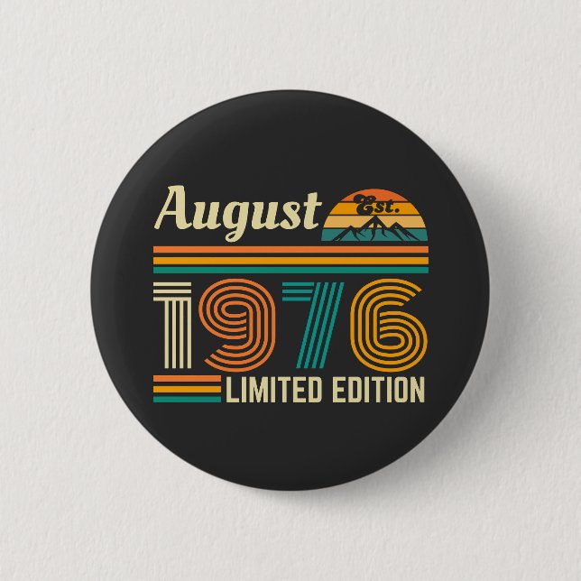 August 1976 limitierte Auflage  Button (Vorderseite)