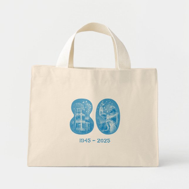 August 5 NYC Veranstaltung 2025 Tiny Tote Mini Stoffbeutel (Vorne)