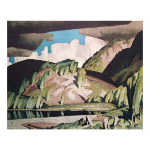 August Algonquin Park Gemälde von A J Casson Fotodruck