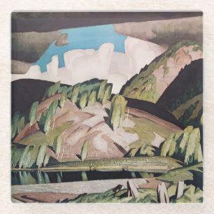 August Algonquin Park Gemälde von A J Casson Glasuntersetzer