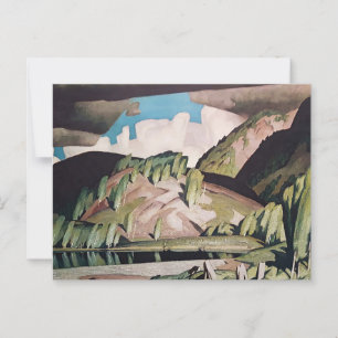 August Algonquin Park Gemälde von A J Casson Postkarte