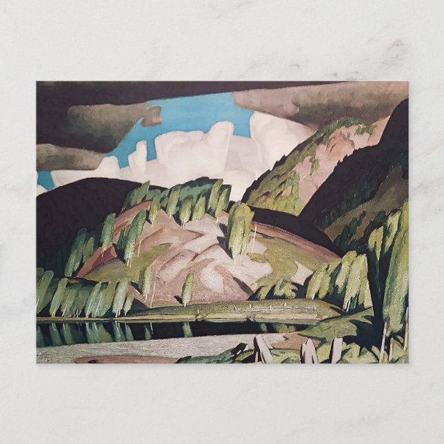 August Algonquin Park Malerei by A J Casson Postkarte (Vorderseite)