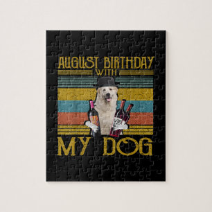 August Birthday With My Great Pyrenees Dog 2020