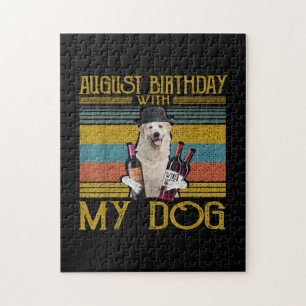 August Birthday With My Great Pyrenees Dog 2020