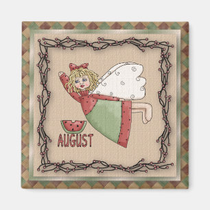 August-Engel/feenhafter Monats-Magnet Magnet