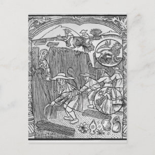 August, Ernte, Leo Postkarte