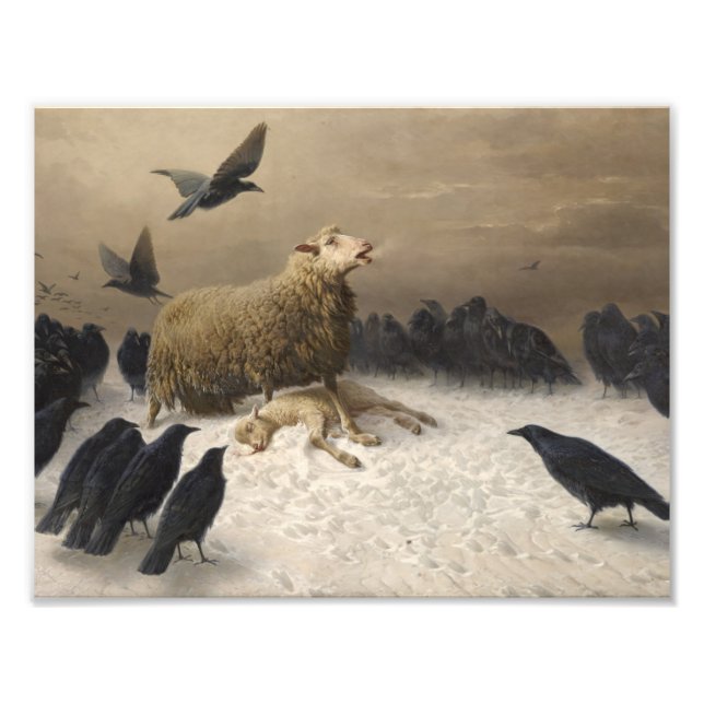 August Friedrich Schenck - Anguish Fotodruck (Vorne)