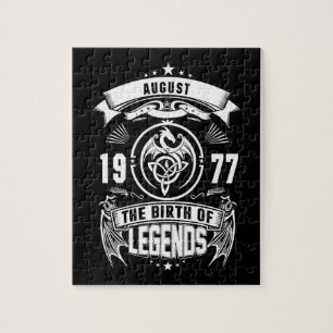 August-Geschenk 1977 Geburtsjahr der Legenden