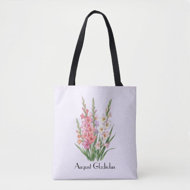 August Gladiolus Blumen Tasche (Vorderseite)