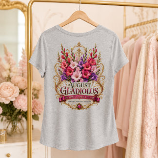 August Gladiolus Erhebe dich in Gnade und Herrlich Tri-Blend Shirt