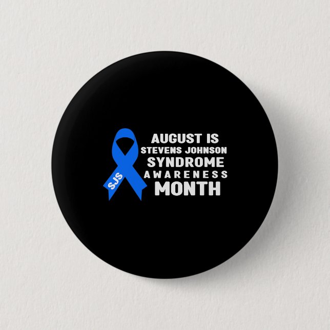 August ist Stevens-johnson Syndrom Aufklärungsmona Button (Vorderseite)