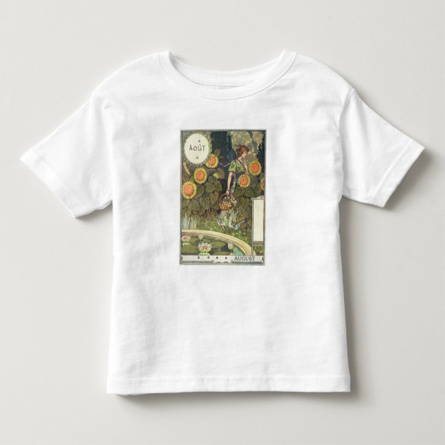 August Kleinkind T-shirt (Vorderseite)