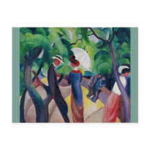 August Macke Promenade CC0712 Postkarte