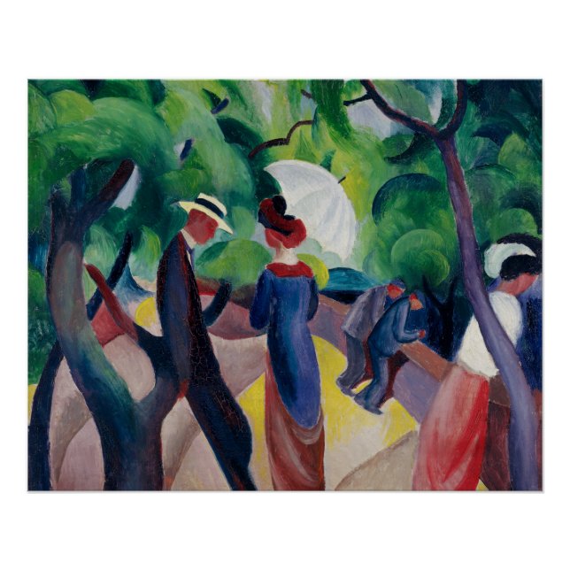 August Macke Promenade Poster (Vorderseite)