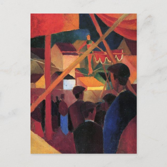 August Macke - Seiltänzer Postkarte (Vorderseite)