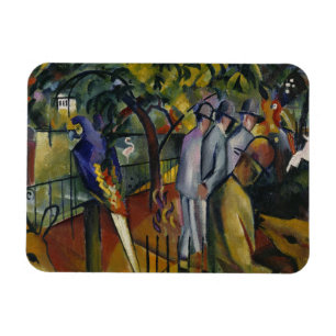 August Macke   zoologischer Garten I Magnet