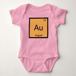 August Name Chemistry Element Periodische Tabelle Baby Strampler