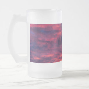 August rot mattglas bierglas