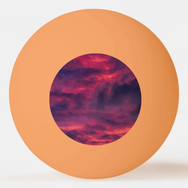 August rot tischtennisball (Vorderseite)