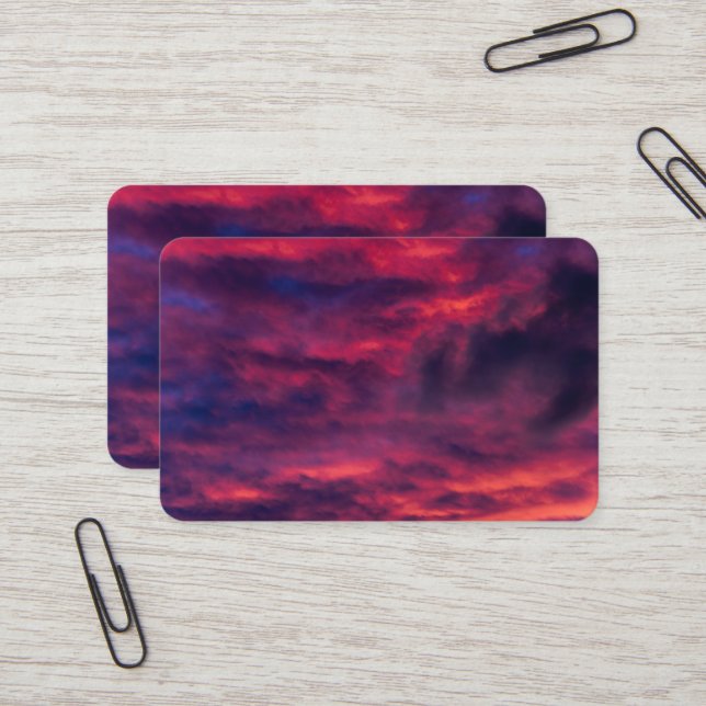 August rot visitenkarte (Vorderseite/Rückseite Beispiel)