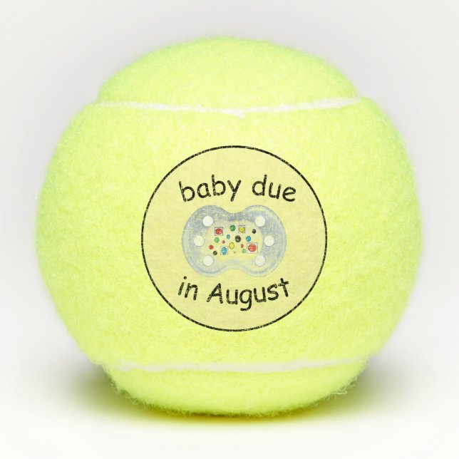 August Tennis Balls Tennisbälle (Vorderseite)