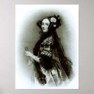 Augusta Ada Byron Countess of Lovelace Poster