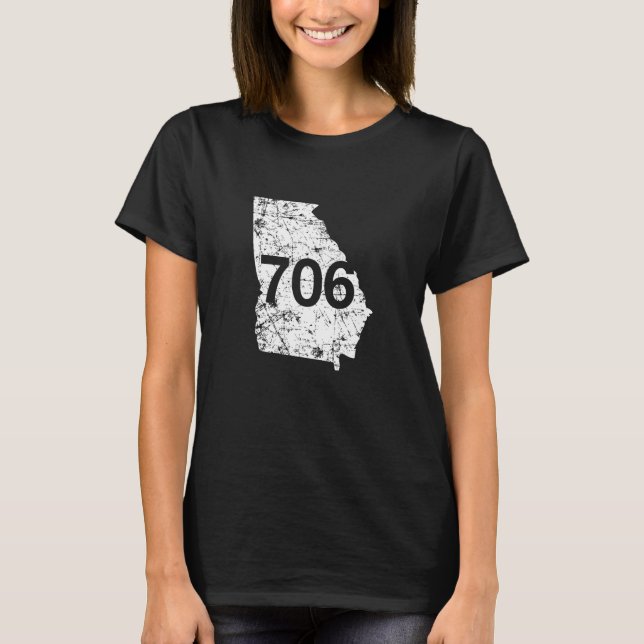 Augusta Athens Rome Area Code 706 Shirt Georgia Gi (Vorderseite)