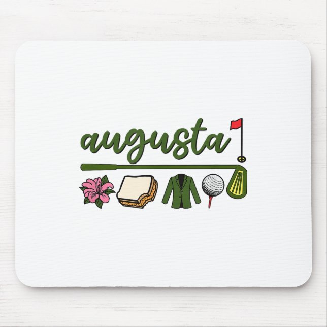 Augusta Georgia, Azalea, Golf, Pimento Cheese, Jac Mousepad (Vorne)