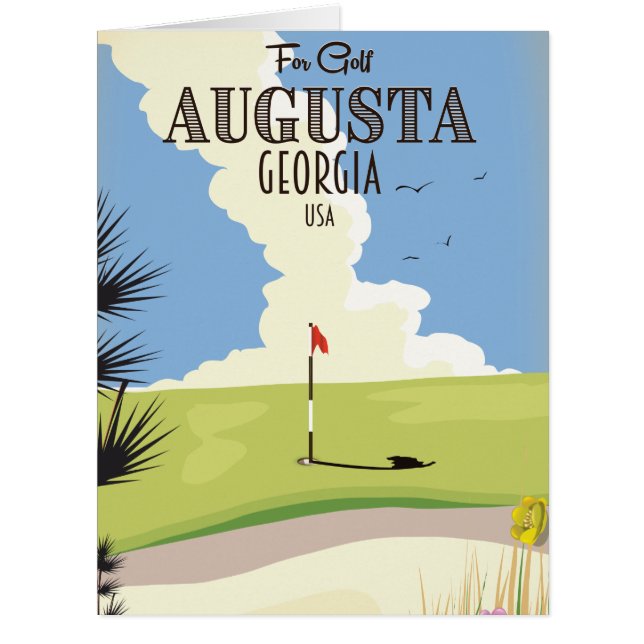 Augusta Georgia Golf Poster (Vorderseite)