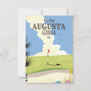 Augusta Georgia Golfplakat