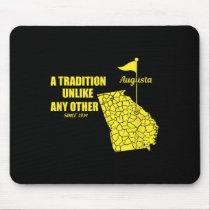 Augusta Georgia Golfshirt Golf im April Mousepad
