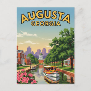 Augusta Georgia Travel Postkarte