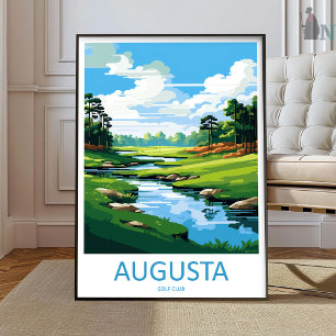 Augusta Golfplatz Reise Druck Wand Kunst Augusta