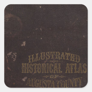 Augusta-Landkreis, Virginia Quadratischer Aufkleber
