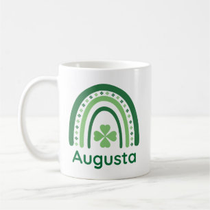 Augusta Name Klee Boho Regenbogen Kaffeetasse