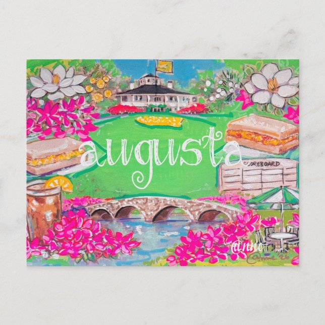 Augusta National Icons Postkarte (Vorderseite)