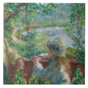Auguste Renoir - In der Nähe des Sees Fliese