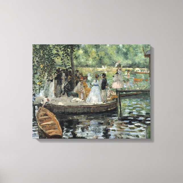 Auguste Renoir - La Grenouillere Leinwanddruck (Vorderseite)