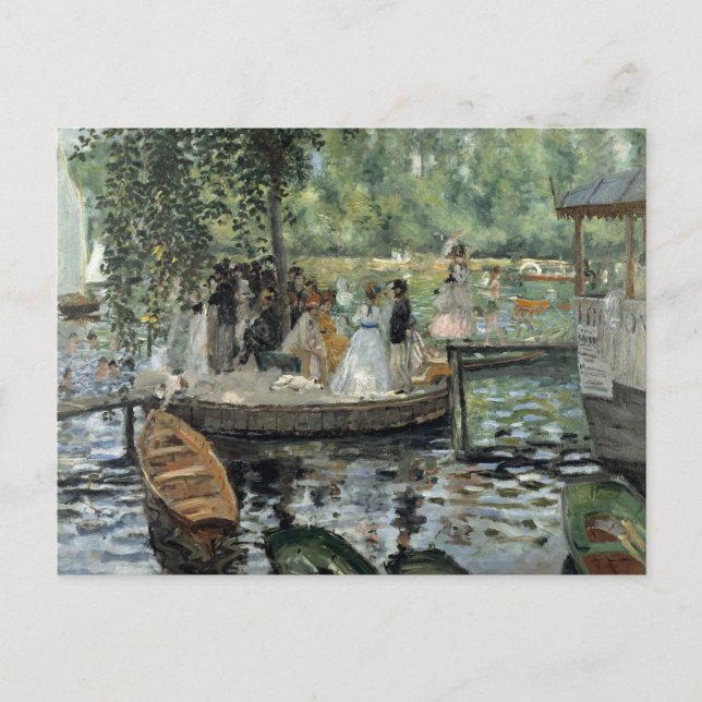 Auguste Renoir - La Grenouillere Postkarte (Vorderseite)