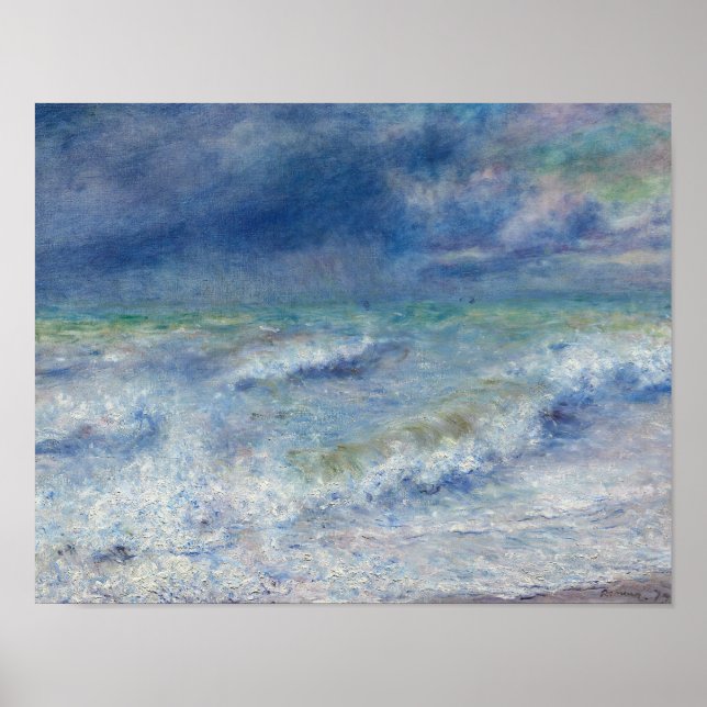 Auguste Renoir - Seascape Poster (Vorne)