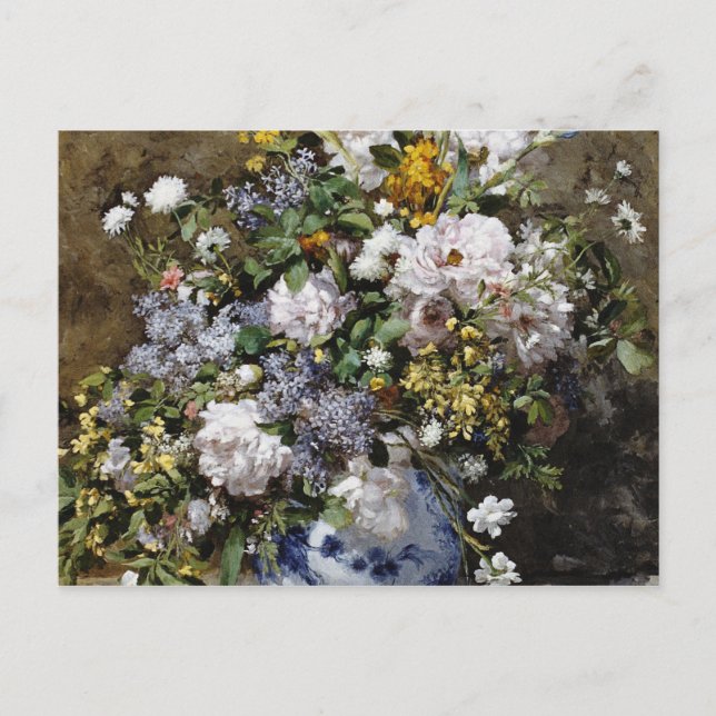 Auguste Renoir - Spring Bouquet .Spring Postkarte (Vorderseite)