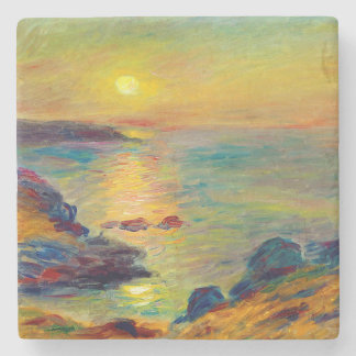Auguste Renoir "Sunset et Douarnenez" Steinuntersetzer