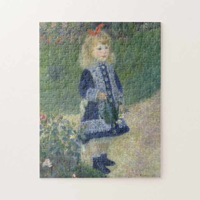 Auguste Renoir's A Girl mit einer Wassersportdose (Vertikal)